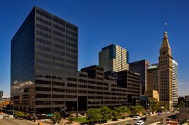 Park Central Bridgepoint Plaza Exterior Preferred Painting Denver Tenant suites, heat registers, columns, dry erase board walls