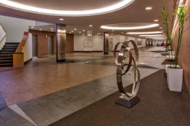 Park Central Lobby Preferred Painting Denver Tenant suites, heat registers, columns, dry erase board walls