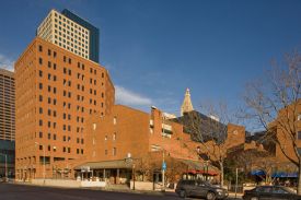 Writers Square Preferred Painting Denver Tenant suites, corridors, corner guard installation